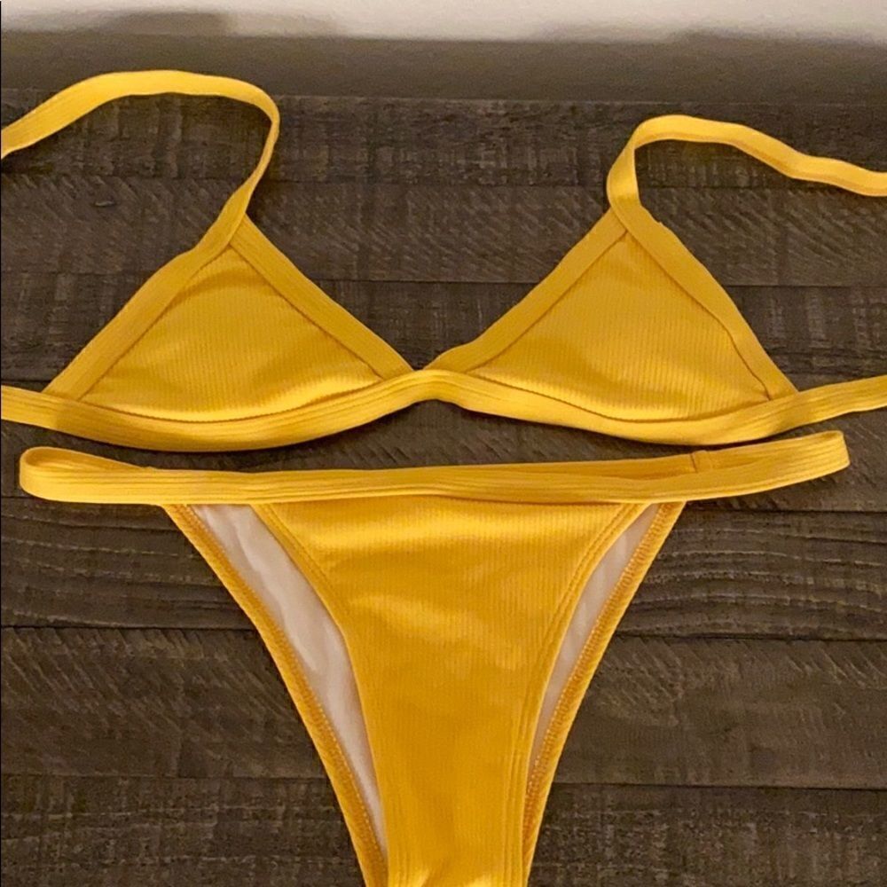 Zaful Yellow 2-piece Bikini  